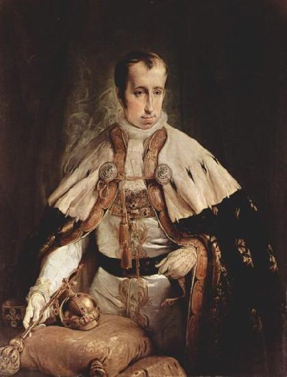 Francesco Hayez Portrat des Kaisers Ferdinand I. von osterreich. oil painting picture